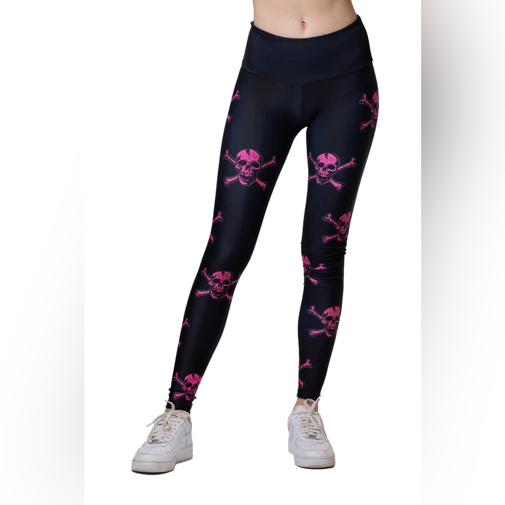 Goldsheep 2023 Halloween Collection. Crossbones Leggings. Size: XS-L. NWT!
